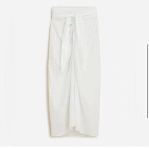 J.Crew Convertible Beach Sarong - White Size M